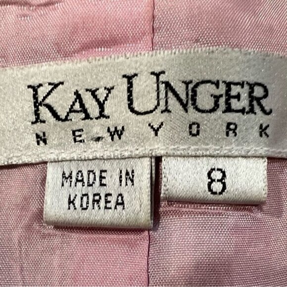 Kay Unger New York Brown Polka Dot Cotton Blend Midi Dress Size 8 - Picture 6 of 8